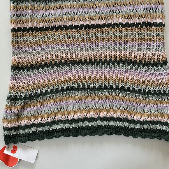 Sunset Stripe Knit Midi Skirt | Size XL / 14-16 - Picture 6 of 7